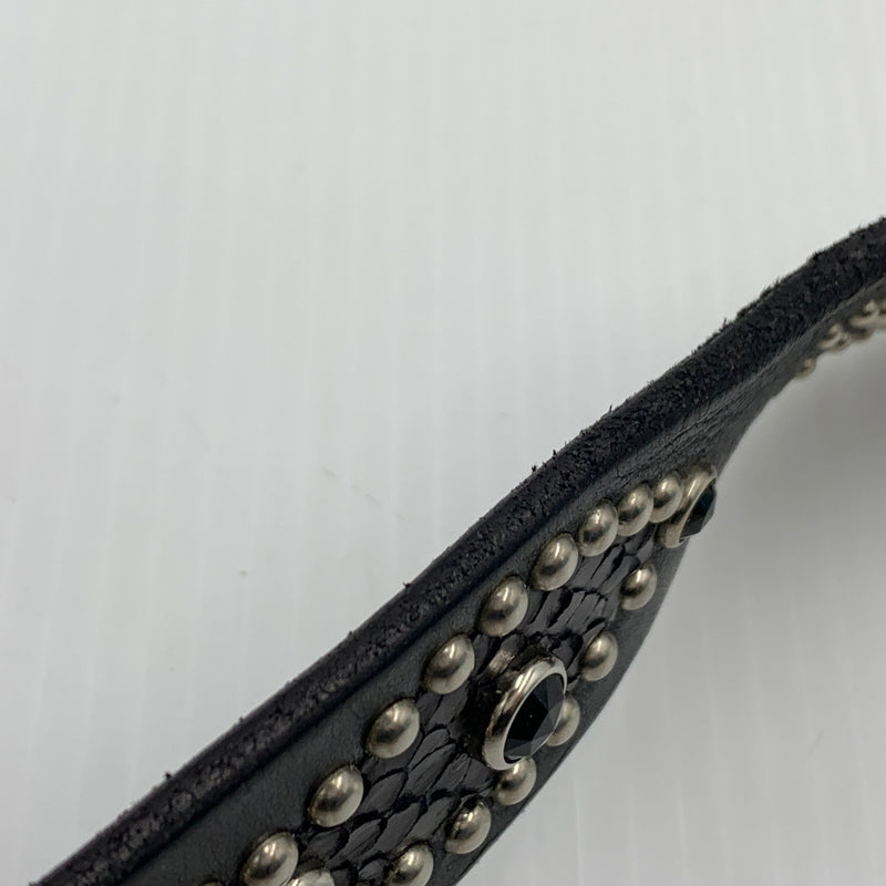 【中古品】【メンズ】 HTC エイチティーシー OVERLAY PEANUT BELT オーバーレイ ピーナッツ ベルト アクセサリー 205-260915-sa-21-teih サイズ：36 カラー：ブラック 万代Net店