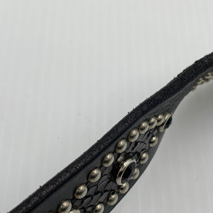 【中古品】【メンズ】 HTC エイチティーシー OVERLAY PEANUT BELT オーバーレイ ピーナッツ ベルト アクセサリー 205-260915-sa-21-teih サイズ：36 カラー：ブラック 万代Net店