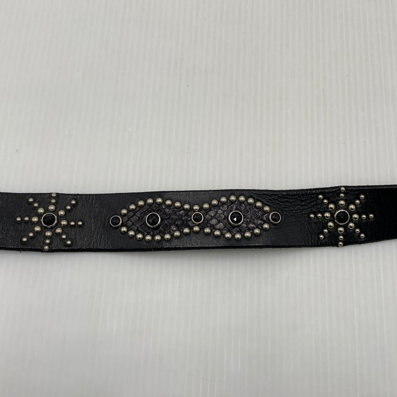 【中古品】【メンズ】 HTC エイチティーシー OVERLAY PEANUT BELT オーバーレイ ピーナッツ ベルト アクセサリー 205-260915-sa-21-teih サイズ：36 カラー：ブラック 万代Net店