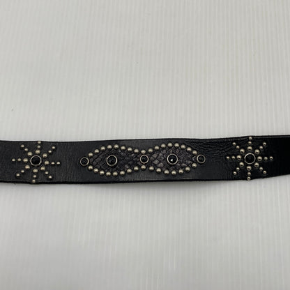 【中古品】【メンズ】 HTC エイチティーシー OVERLAY PEANUT BELT オーバーレイ ピーナッツ ベルト アクセサリー 205-260915-sa-21-teih サイズ：36 カラー：ブラック 万代Net店