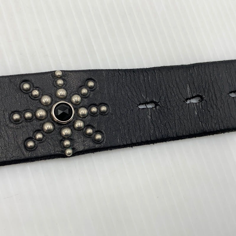 【中古品】【メンズ】 HTC エイチティーシー OVERLAY PEANUT BELT オーバーレイ ピーナッツ ベルト アクセサリー 205-260915-sa-21-teih サイズ：36 カラー：ブラック 万代Net店