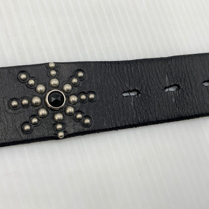 【中古品】【メンズ】 HTC エイチティーシー OVERLAY PEANUT BELT オーバーレイ ピーナッツ ベルト アクセサリー 205-260915-sa-21-teih サイズ：36 カラー：ブラック 万代Net店