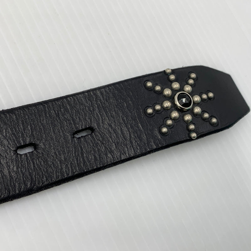 【中古品】【メンズ】 HTC エイチティーシー OVERLAY PEANUT BELT オーバーレイ ピーナッツ ベルト アクセサリー 205-260915-sa-21-teih サイズ：36 カラー：ブラック 万代Net店