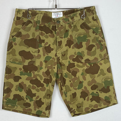 【中古品】【メンズ】 STUDIO D'ARTISAN ステュディオ ダ ルチザン 1669 BAKER SHORTS ベイカー ショーツ ボトムス 短パン 156-260913-sa-13-teih サイズ：34 カラー：カモ柄 万代Net店