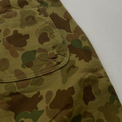 【中古品】【メンズ】 STUDIO D'ARTISAN ステュディオ ダ ルチザン 1669 BAKER SHORTS ベイカー ショーツ ボトムス 短パン 156-260913-sa-13-teih サイズ：34 カラー：カモ柄 万代Net店