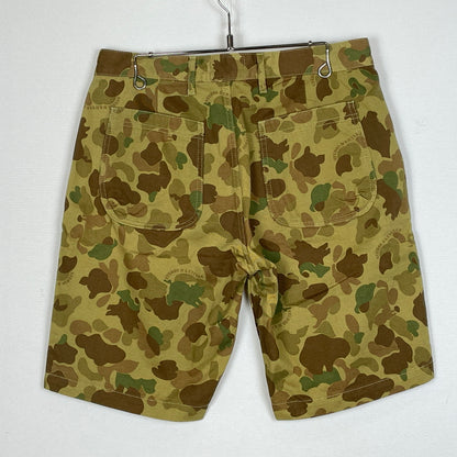【中古品】【メンズ】 STUDIO D'ARTISAN ステュディオ ダ ルチザン 1669 BAKER SHORTS ベイカー ショーツ ボトムス 短パン 156-260913-sa-13-teih サイズ：34 カラー：カモ柄 万代Net店