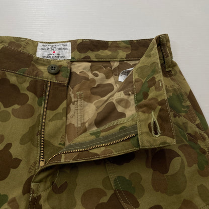 【中古品】【メンズ】 STUDIO D'ARTISAN ステュディオ ダ ルチザン 1669 BAKER SHORTS ベイカー ショーツ ボトムス 短パン 156-260913-sa-13-teih サイズ：34 カラー：カモ柄 万代Net店