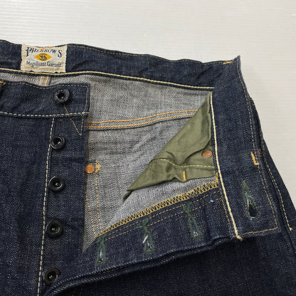 【中古品】【メンズ】 PHERROW‘S フェローズ 451 STARCHED WASH DENIM PANTS スターチド ウォッシュ デニム パンツ ボトムス ジーンズ 156-260913-sa-20-teih サイズ：34 カラー：インディゴ 万代Net店