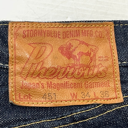 【中古品】【メンズ】 PHERROW‘S フェローズ 451 STARCHED WASH DENIM PANTS スターチド ウォッシュ デニム パンツ ボトムス ジーンズ 156-260913-sa-20-teih サイズ：34 カラー：インディゴ 万代Net店