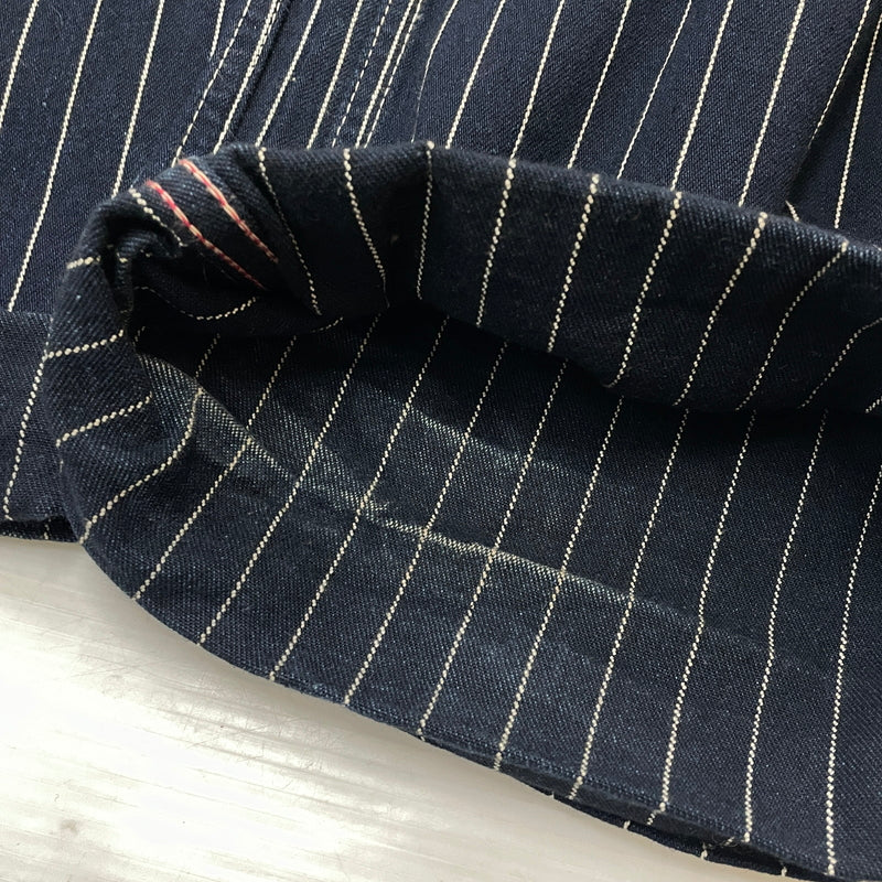 【中古品】【メンズ】 SUGARCANE シュガーケーン SC47161 WABASH BAKER PANTS ウォバッシュ バイカー パンツ ボトムス 156-260913-sa-21-teih サイズ：36 カラー：ストライプ 万代Net店