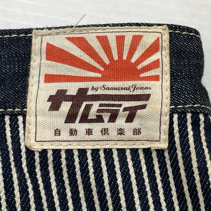 【中古品】【メンズ】 サムライ自動車倶楽部 DOUBLE KNEE PANTS SM210WHC ダブルニー パンツ ボトムス ジーンズ 156-260913-sa-22-teih サイズ：34 カラー：インディゴ 万代Net店