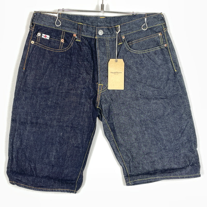 【中古品】【メンズ】 STUDIO D'ARTISAN ステュディオ ダ ルチザン ディー CRAZY DENIM SHORTS D1737 クレイジー デニム ショーツ ボトムス 短パン 156-260913-sa-16-teih サイズ：36 カラー：インディゴ 万代Net店