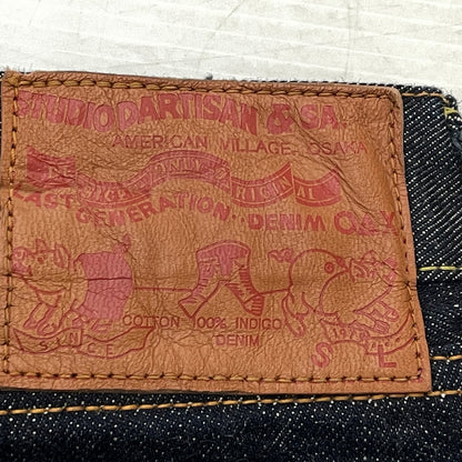 【中古品】【メンズ】 STUDIO D'ARTISAN ステュディオ ダ ルチザン ディー CRAZY DENIM SHORTS D1737 クレイジー デニム ショーツ ボトムス 短パン 156-260913-sa-16-teih サイズ：36 カラー：インディゴ 万代Net店