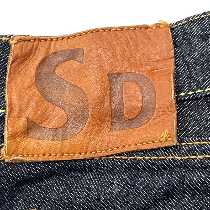 【中古品】【メンズ】 STUDIO D'ARTISAN ステュディオ ダ ルチザン ディー CRAZY DENIM SHORTS D1737 クレイジー デニム ショーツ ボトムス 短パン 156-260913-sa-16-teih サイズ：36 カラー：インディゴ 万代Net店