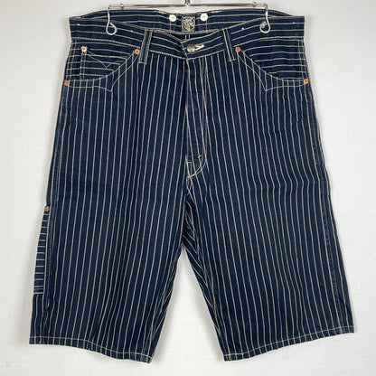 【中古品】【メンズ】 SUGARCANE シュガーケーン WABASH STRIPE PANTS LOT054 ウォバッシュ ストライプ パンツ ボトムス 短パン 156-260913-sa-17-teih サイズ：34 カラー：ストライプ 万代Net店