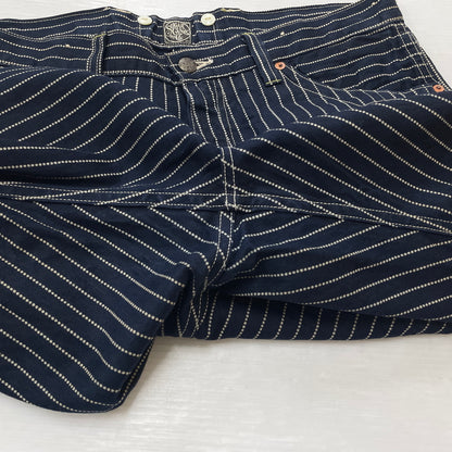 【中古品】【メンズ】 SUGARCANE シュガーケーン WABASH STRIPE PANTS LOT054 ウォバッシュ ストライプ パンツ ボトムス 短パン 156-260913-sa-17-teih サイズ：34 カラー：ストライプ 万代Net店