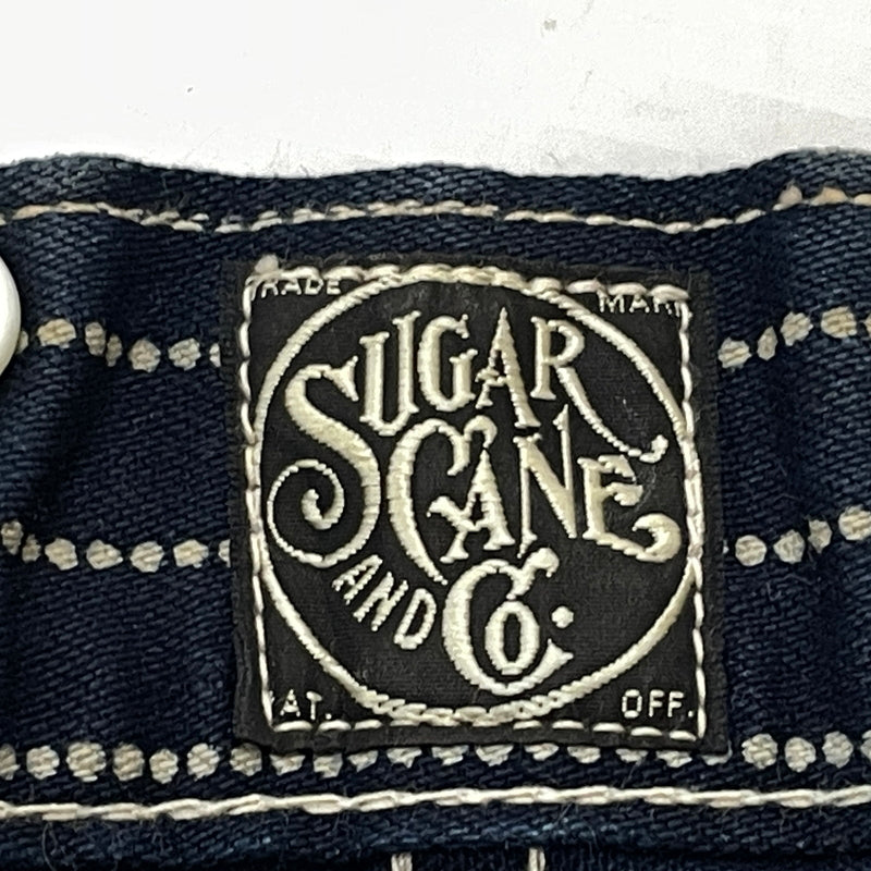 【中古品】【メンズ】 SUGARCANE シュガーケーン WABASH STRIPE PANTS LOT054 ウォバッシュ ストライプ パンツ ボトムス 短パン 156-260913-sa-17-teih サイズ：34 カラー：ストライプ 万代Net店