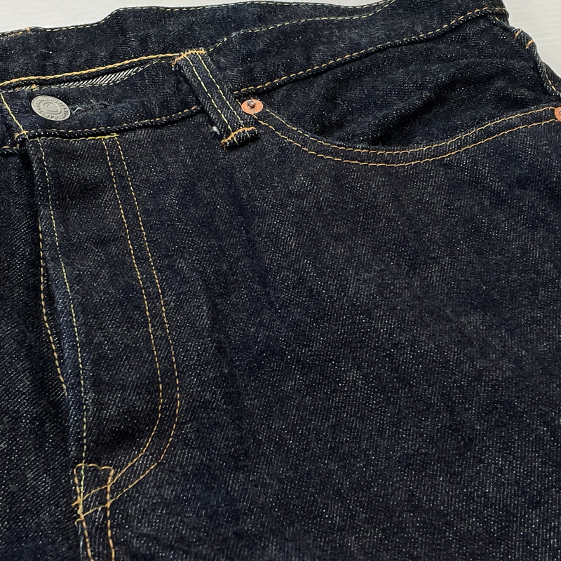 【中古品】【メンズ】 MOMOTARO JEANS モモタロウ ジーンズ TIGHT STRAIGHT DENIM PANTS NoO.0705SP 出陣 タイト ストレート デニム パンツ ボトムス 156-260913-sa-23-teih サイズ：36 カラー：インディゴ 万代Net店