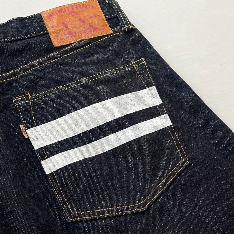 【中古品】【メンズ】 MOMOTARO JEANS モモタロウ ジーンズ TIGHT STRAIGHT DENIM PANTS NoO.0705SP 出陣 タイト ストレート デニム パンツ ボトムス 156-260913-sa-23-teih サイズ：36 カラー：インディゴ 万代Net店