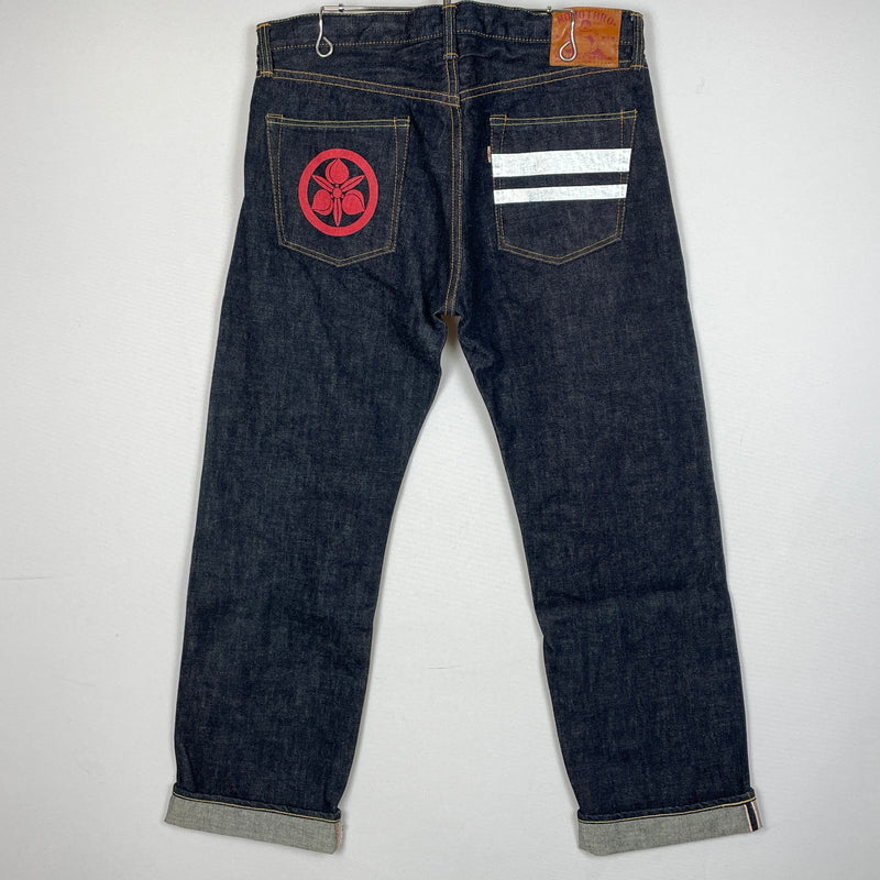 【中古品】【メンズ】 MOMOTARO JEANS モモタロウ ジーンズ TIGHT STRAIGHT DENIM PANTS NoO.0705SP 出陣 タイト ストレート デニム パンツ ボトムス 156-260913-sa-23-teih サイズ：36 カラー：インディゴ 万代Net店