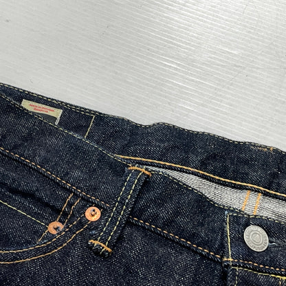 【中古品】【メンズ】 MOMOTARO JEANS モモタロウ ジーンズ TIGHT STRAIGHT DENIM PANTS NoO.0705SP 出陣 タイト ストレート デニム パンツ ボトムス 156-260913-sa-23-teih サイズ：36 カラー：インディゴ 万代Net店