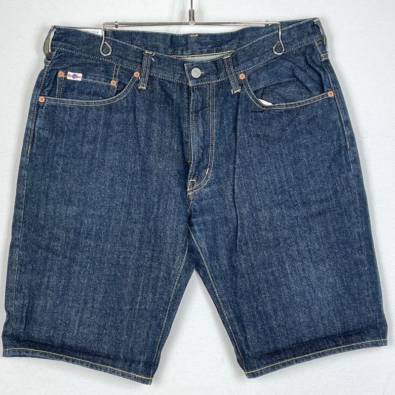 【中古品】【メンズ】 STUDIO D'ARTISAN ステュディオダ ルチザン ディー PRINT DENIM SHORTS D1652 プリント デニム ショーツ ボトムス 156-260913-sa-18-teih サイズ：34 カラー：インディゴ 万代Net店