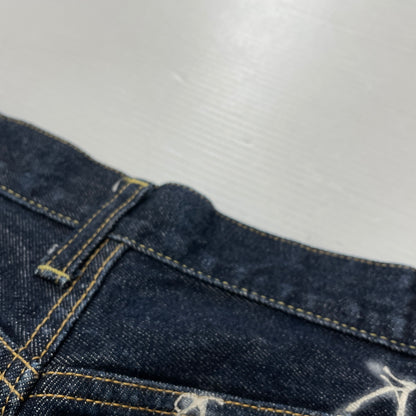 【中古品】【メンズ】 STUDIO D'ARTISAN ステュディオダ ルチザン ディー PRINT DENIM SHORTS D1652 プリント デニム ショーツ ボトムス 156-260913-sa-18-teih サイズ：34 カラー：インディゴ 万代Net店