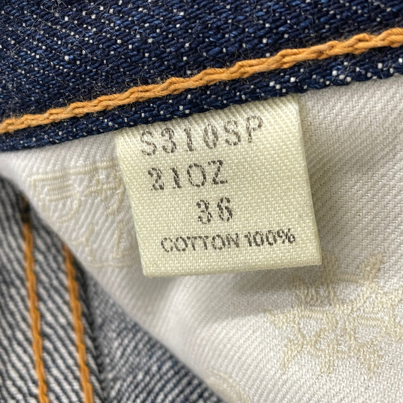 【中古品】【メンズ】 SAMURAI JEANS サムライ ジーンズ SHORT JEANS LOT17 S310SP-21OZ ショート ジーンズ 短パン 156-260913-sa-14-teih サイズ：36 カラー：インディゴ 万代Net店