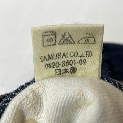 【中古品】【メンズ】 SAMURAI JEANS サムライ ジーンズ SHORT JEANS LOT17 S310SP-21OZ ショート ジーンズ 短パン 156-260913-sa-14-teih サイズ：36 カラー：インディゴ 万代Net店