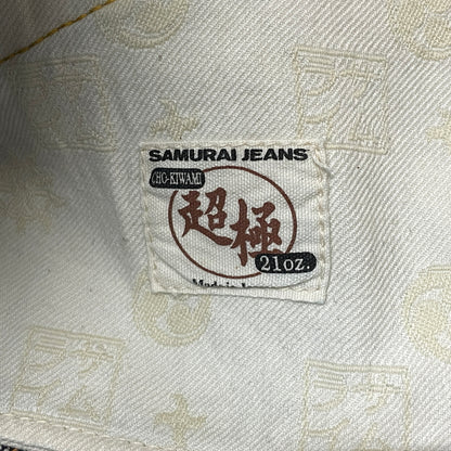 【中古品】【メンズ】 SAMURAI JEANS サムライ ジーンズ SHORT JEANS LOT17 S310SP-21OZ ショート ジーンズ 短パン 156-260913-sa-14-teih サイズ：36 カラー：インディゴ 万代Net店