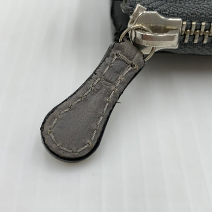 【中古品】【メンズ】 FELISI フェリージ COMPACT WALLET コンパクト クロコ ウォレット 財布 型押し 200-260915-sa-23-teih カラー：グレー系 万代Net店