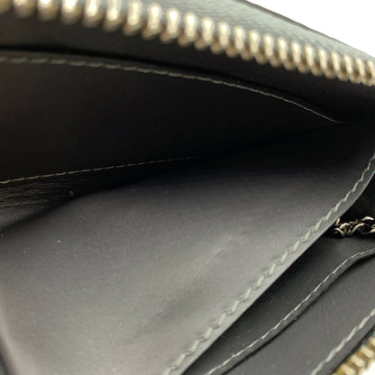 【中古品】【メンズ】 FELISI フェリージ COMPACT WALLET コンパクト クロコ ウォレット 財布 型押し 200-260915-sa-23-teih カラー：グレー系 万代Net店