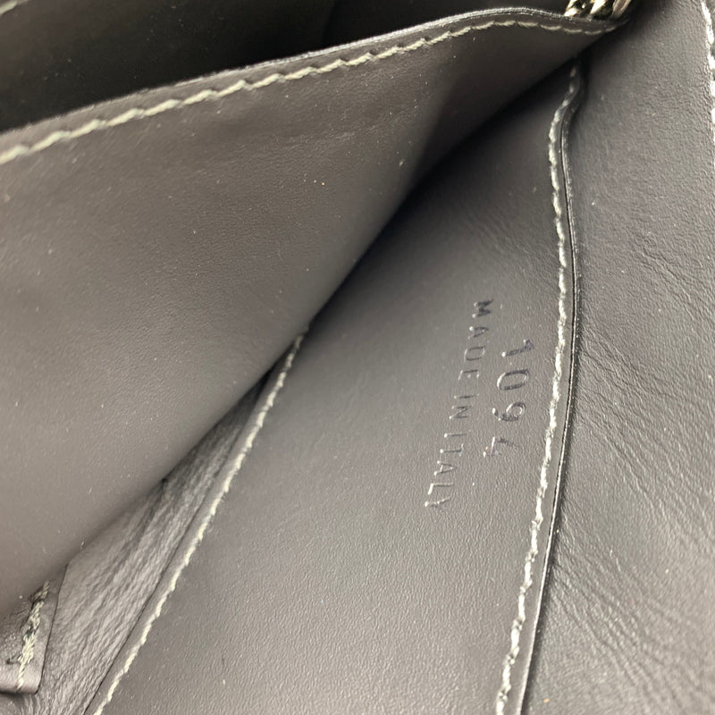 【中古品】【メンズ】 FELISI フェリージ COMPACT WALLET コンパクト クロコ ウォレット 財布 型押し 200-260915-sa-23-teih カラー：グレー系 万代Net店