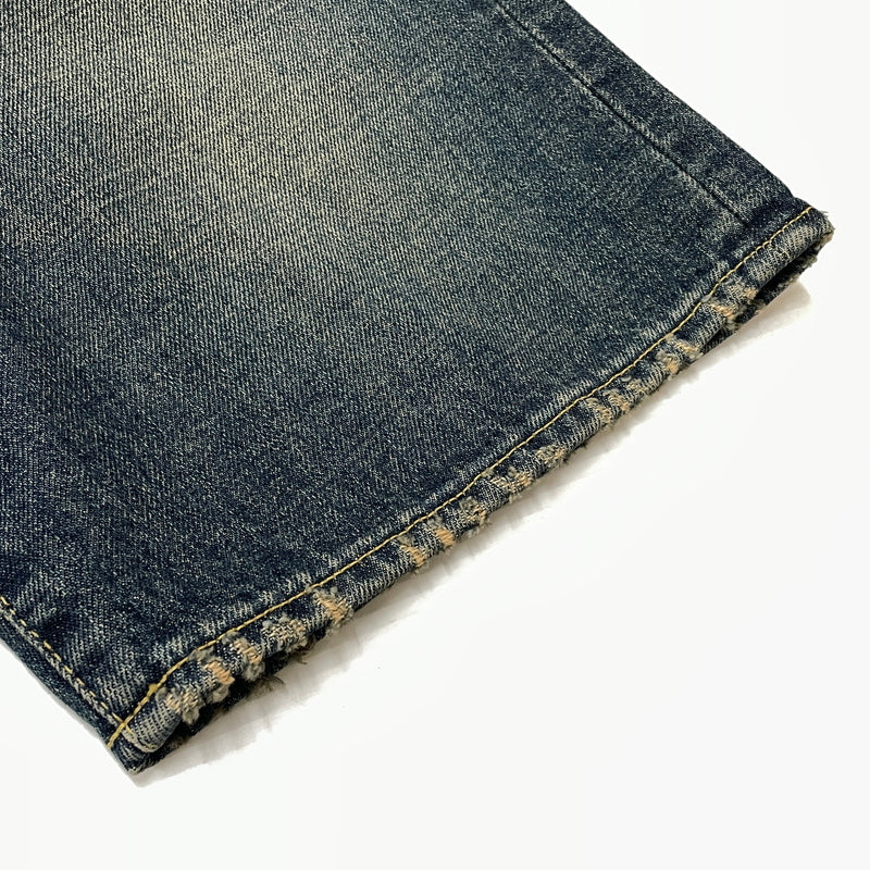 【中古品】【メンズ】 STUDIO D'ARTISAN ステュディオダ ルチザン ディー PRINT DENIM SHORTS D1543 プリント デニム ショーツ ボトムス 短パン 156-260913-sa-19-teih サイズ：34 カラー：インディゴ 万代Net店
