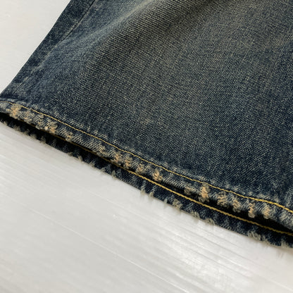 【中古品】【メンズ】 STUDIO D'ARTISAN ステュディオダ ルチザン ディー PRINT DENIM SHORTS D1543 プリント デニム ショーツ ボトムス 短パン 156-260913-sa-19-teih サイズ：34 カラー：インディゴ 万代Net店