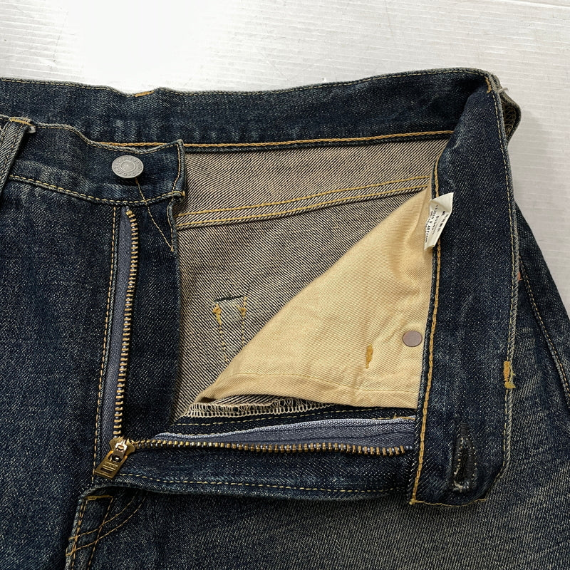 【中古品】【メンズ】 STUDIO D'ARTISAN ステュディオダ ルチザン ディー PRINT DENIM SHORTS D1543 プリント デニム ショーツ ボトムス 短パン 156-260913-sa-19-teih サイズ：34 カラー：インディゴ 万代Net店