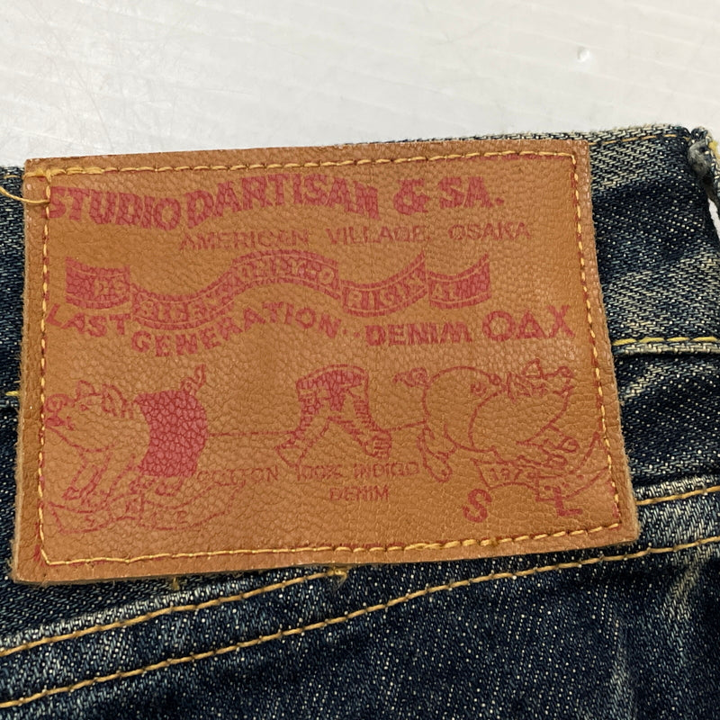 【中古品】【メンズ】 STUDIO D'ARTISAN ステュディオダ ルチザン ディー PRINT DENIM SHORTS D1543 プリント デニム ショーツ ボトムス 短パン 156-260913-sa-19-teih サイズ：34 カラー：インディゴ 万代Net店