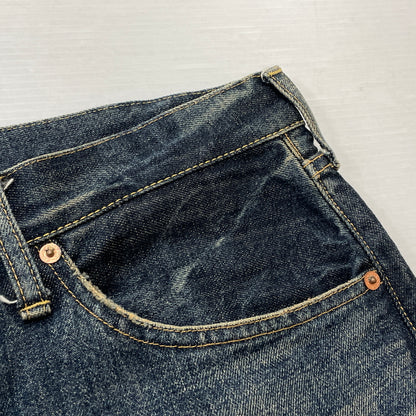 【中古品】【メンズ】 STUDIO D'ARTISAN ステュディオダ ルチザン ディー PRINT DENIM SHORTS D1543 プリント デニム ショーツ ボトムス 短パン 156-260913-sa-19-teih サイズ：34 カラー：インディゴ 万代Net店