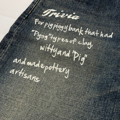 【中古品】【メンズ】 STUDIO D'ARTISAN ステュディオダ ルチザン ディー PRINT DENIM SHORTS D1543 プリント デニム ショーツ ボトムス 短パン 156-260913-sa-19-teih サイズ：34 カラー：インディゴ 万代Net店