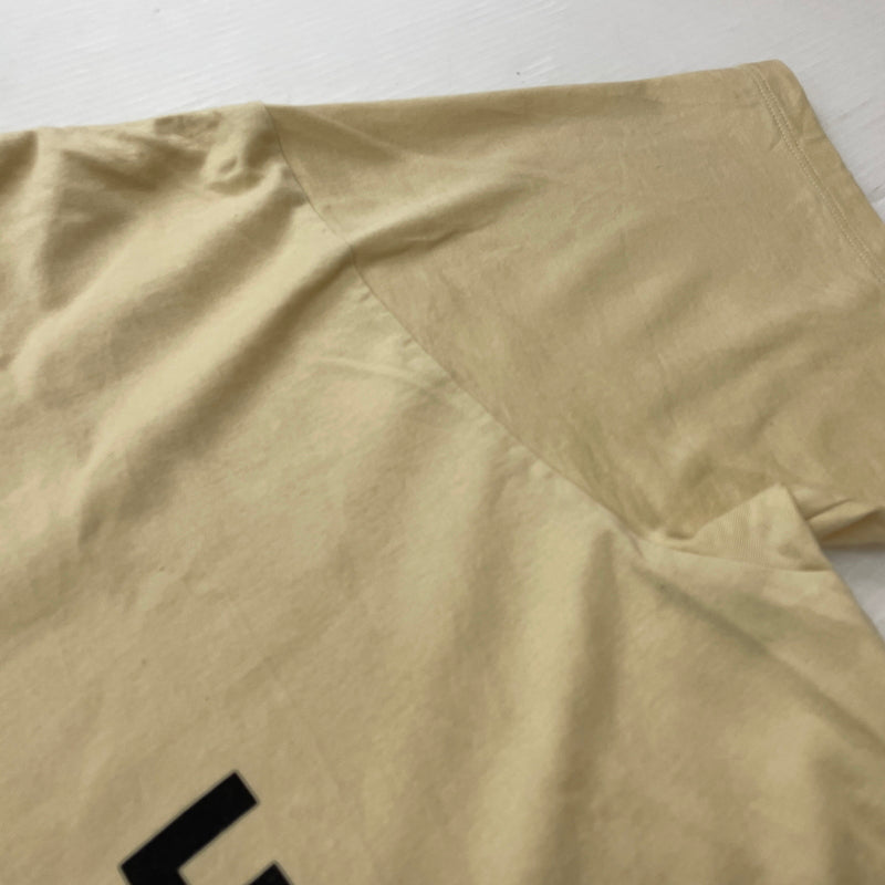 【中古品】【メンズ】 CELINE セリーヌ LOGO TEE 2X681671Q ロゴ Tシャツ 半袖 トップス 141-260913-sa-06-teih サイズ：L カラー：ベージュ系 万代Net店