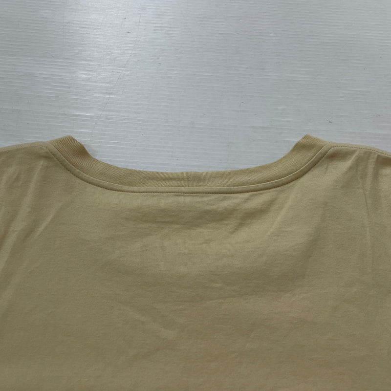 【中古品】【メンズ】 CELINE セリーヌ LOGO TEE 2X681671Q ロゴ Tシャツ 半袖 トップス 141-260913-sa-06-teih サイズ：L カラー：ベージュ系 万代Net店