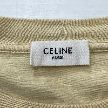 【中古品】【メンズ】 CELINE セリーヌ LOGO TEE 2X681671Q ロゴ Tシャツ 半袖 トップス 141-260913-sa-06-teih サイズ：L カラー：ベージュ系 万代Net店