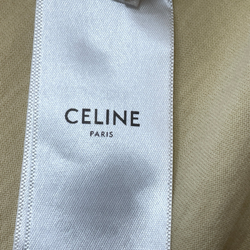【中古品】【メンズ】 CELINE セリーヌ LOGO TEE 2X681671Q ロゴ Tシャツ 半袖 トップス 141-260913-sa-06-teih サイズ：L カラー：ベージュ系 万代Net店