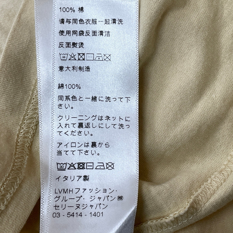 【中古品】【メンズ】 CELINE セリーヌ LOGO TEE 2X681671Q ロゴ Tシャツ 半袖 トップス 141-260913-sa-06-teih サイズ：L カラー：ベージュ系 万代Net店