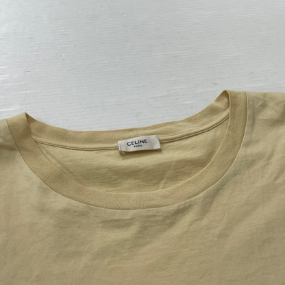 【中古品】【メンズ】 CELINE セリーヌ LOGO TEE 2X681671Q ロゴ Tシャツ 半袖 トップス 141-260913-sa-06-teih サイズ：L カラー：ベージュ系 万代Net店