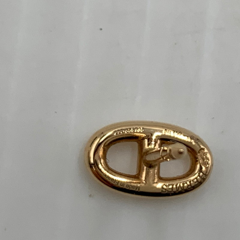 【中古品】【メンズ/レディース】 HERMES エルメス シェーヌダンクル ファランドール ピアス TPM 両耳用 Au750 182-260914-ko-04-teih カラー：ゴールド 万代Net店