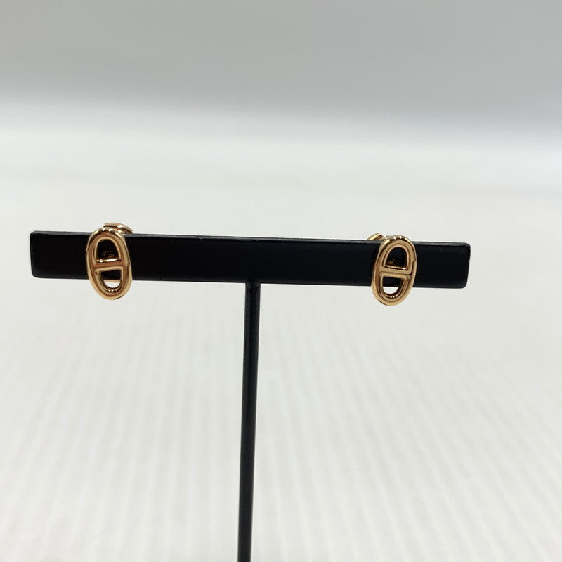 【中古品】【メンズ/レディース】 HERMES エルメス シェーヌダンクル ファランドール ピアス TPM 両耳用 Au750 182-260914-ko-04-teih カラー：ゴールド 万代Net店