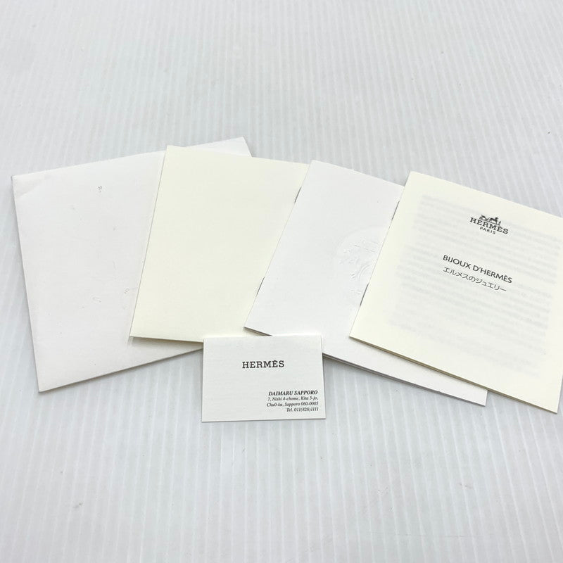 【中古品】【メンズ/レディース】 HERMES エルメス シェーヌダンクル ファランドール ピアス TPM 両耳用 Au750 182-260914-ko-04-teih カラー：ゴールド 万代Net店