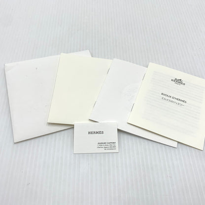 【中古品】【メンズ/レディース】 HERMES エルメス シェーヌダンクル ファランドール ピアス TPM 両耳用 Au750 182-260914-ko-04-teih カラー：ゴールド 万代Net店