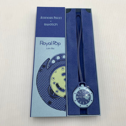 【中古品】【メンズ/レディース】 SWATCH スウォッチ × Audemars Piguet オーデマピゲ 別注 コラボ ROYAL POP LAN BA BLUE ロイヤル ポップ ランバ 時計 アクセサリー 197-260914-ko-03-teih カラー：ブルー 万代Net店